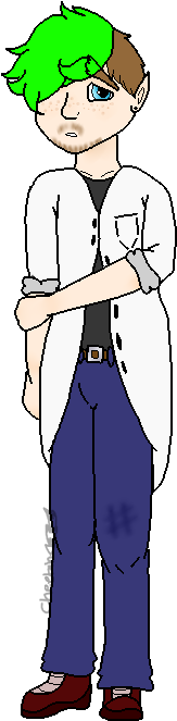 Alien Researcher Jack By Cheetahfurthepawsome - Cartoon (500x700)