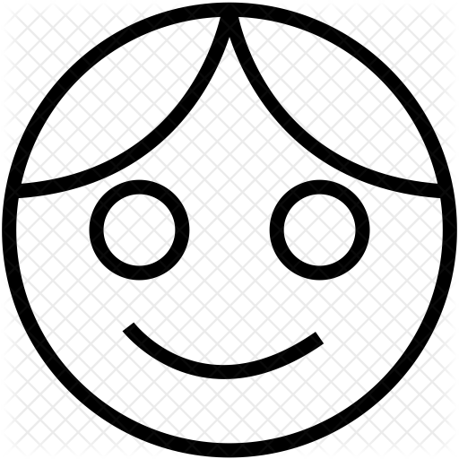 Baby Face Icon - Emoticon (512x512)