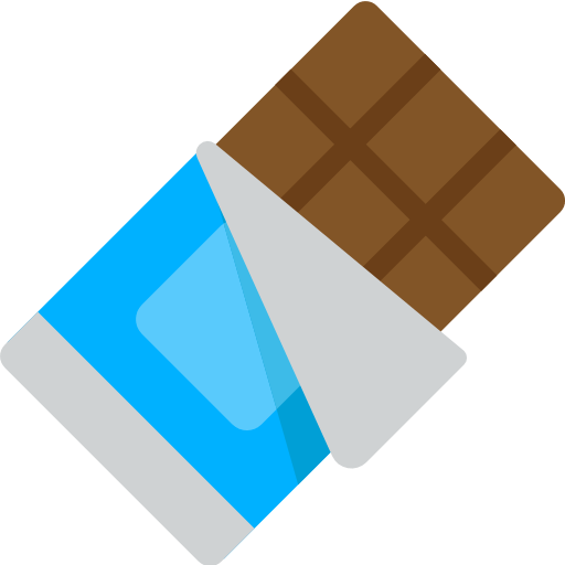 Chocolate Bar Emoji - Chocolate Bar Png Clipart (512x512)