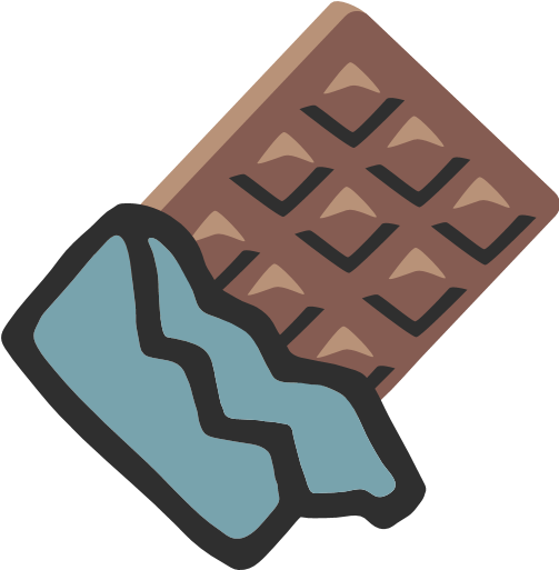 Chocolate Bar Emoji - Choclate Iphone Emoji Transparent (512x512)