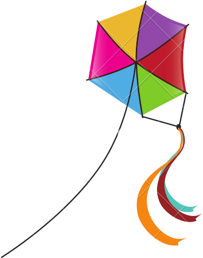 Pin Kite Flying Clip Art - Vector Graphics (550x550)