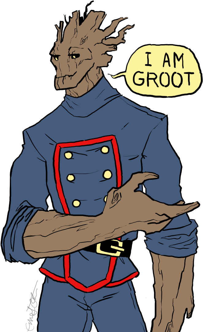 Groot By Underbase - Cartoon (700x1122)