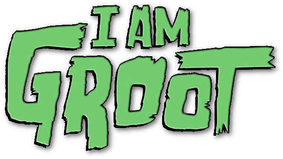 I Am Groot Vol 1 1 - Groot Logo Png (604x363)