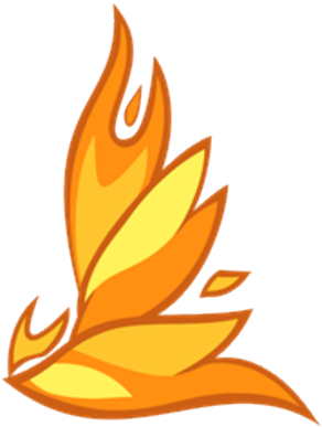 Spitfire Cutie Mark Left - Mlp Spitfire Cutie Mark (420x420)