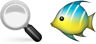 Finding Nemo - Cute Pretty Tropical Fish Emoji T-shirts (1000x200)