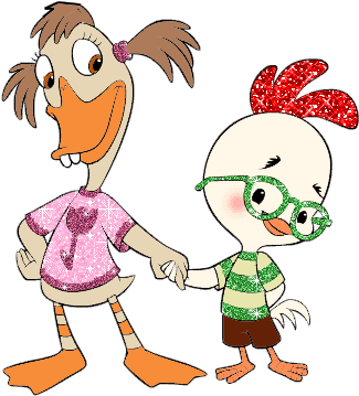 Graphics For Chicken Little Graphics - Chicken Little And Abby (367x367)