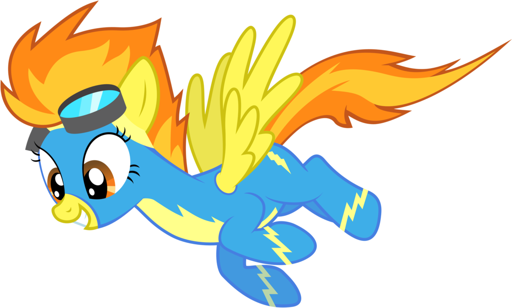 Speciální Talent • Když Udělala Klub Jménem Wonderbolts, - My Little Pony Spitfire Flying (1024x625)