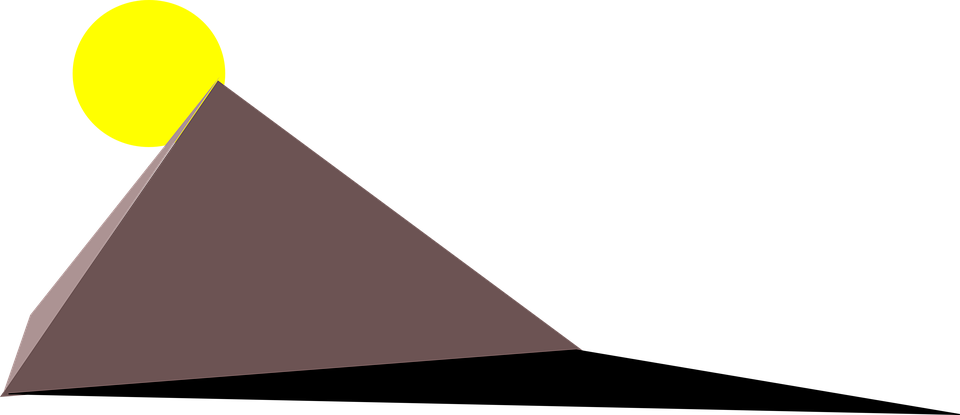 Egypt Clipart Egyptian Desert - Pyramid (960x415)