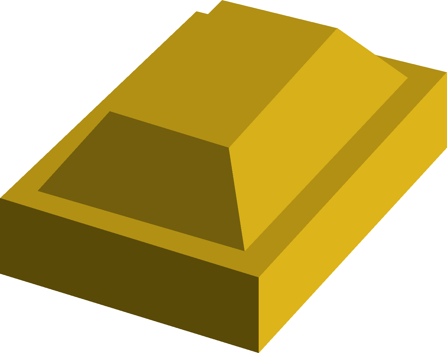 Golden Clipart Gold Block - Osrs Gold Bar (1500x1185)
