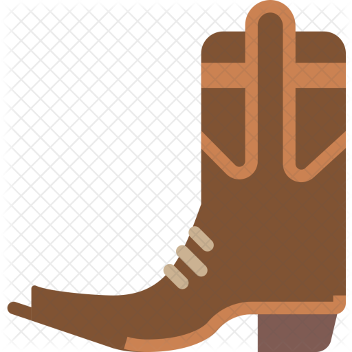 Cowboy Icon - Cowboy Boots Icon (512x512)