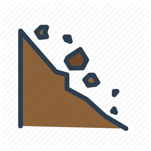 Disaster Clipart Landslide - Landslide (512x512)