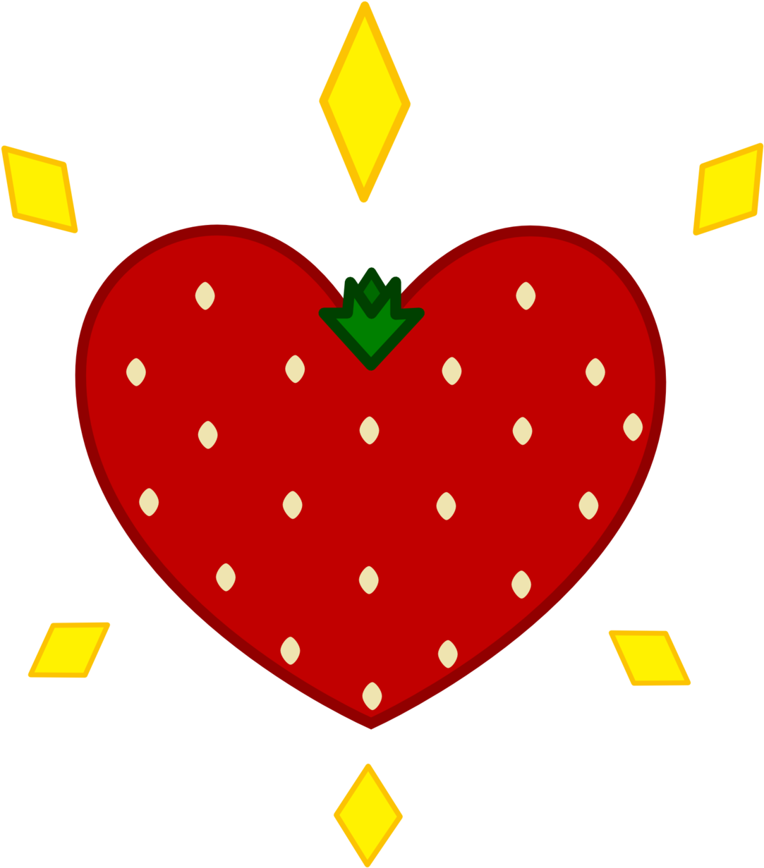 Strawberry - Mlp Cutie Mark Strawberry (1280x1280)