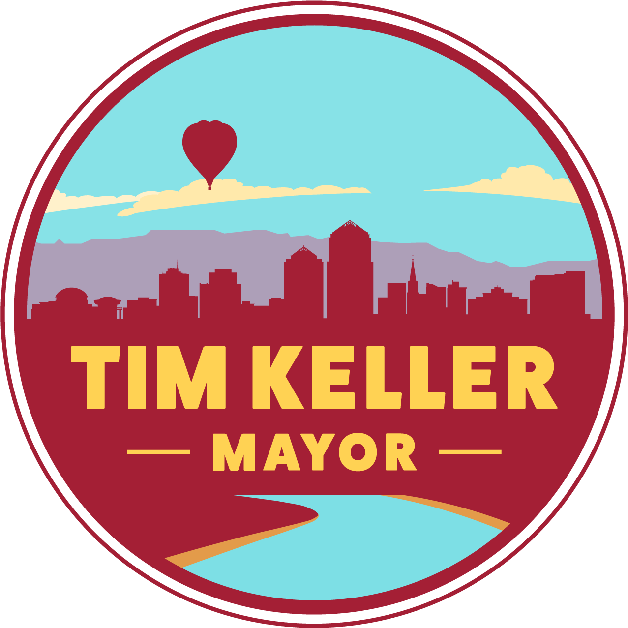 New Mexico Building & Construction Trades Council Endorse - City Of Albuquerque Logo (1343x1371)