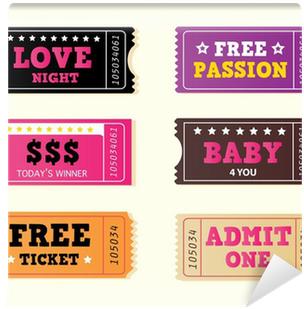 Fotomural Recogida De Entradas Para La Noche Del Amor - Karten. Rosa Ausgabe Spiral Notizblock (400x400)