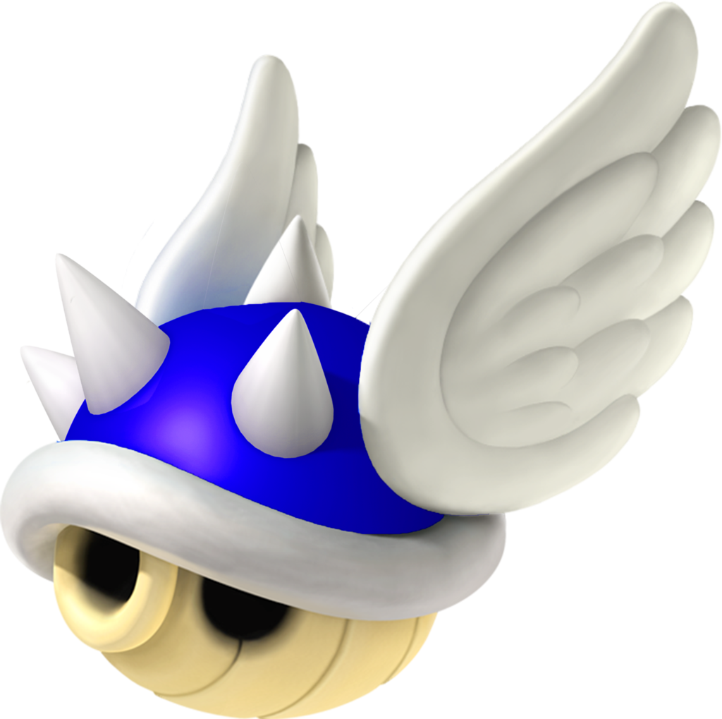 Gba Blue Shell - Blue Shell Mario Kart 8 (1024x1019)