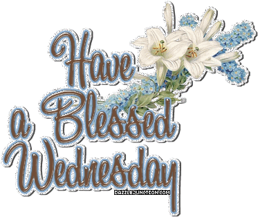 Blessed Wednesday Wishes With Beautiful Flowers - Wednesday Morning Greetings Gif (379x319)
