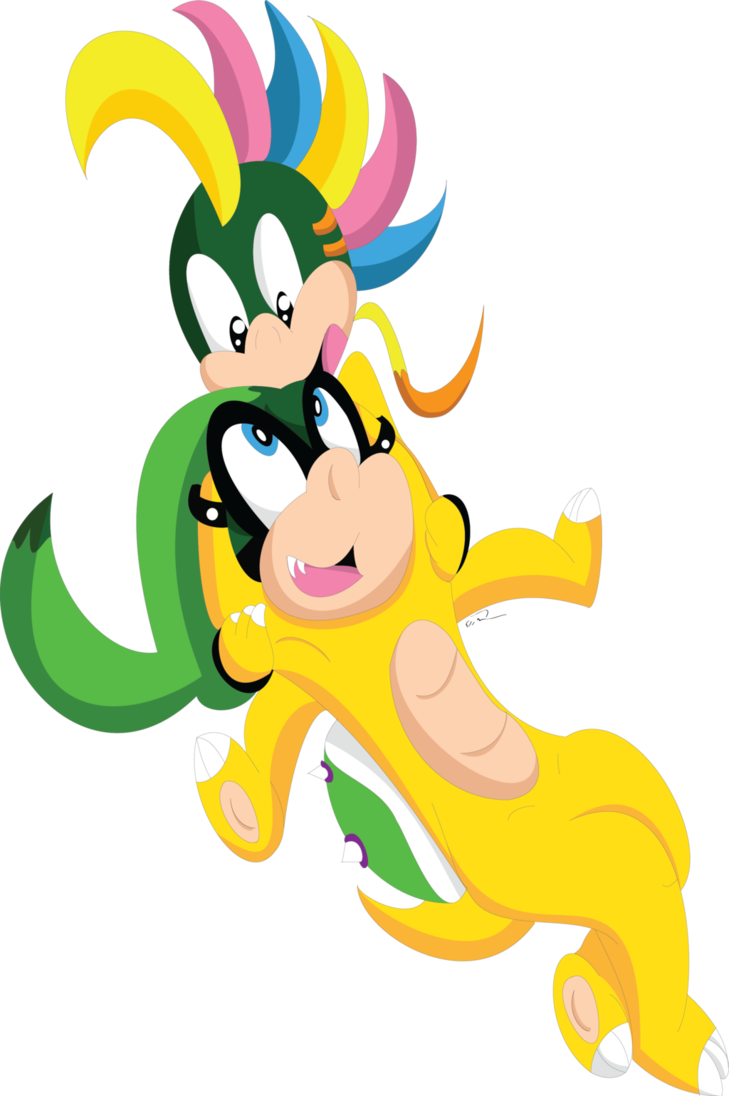 Mario Kart 8 Koopalings Animal Clip Art - Cartoon (729x1096)