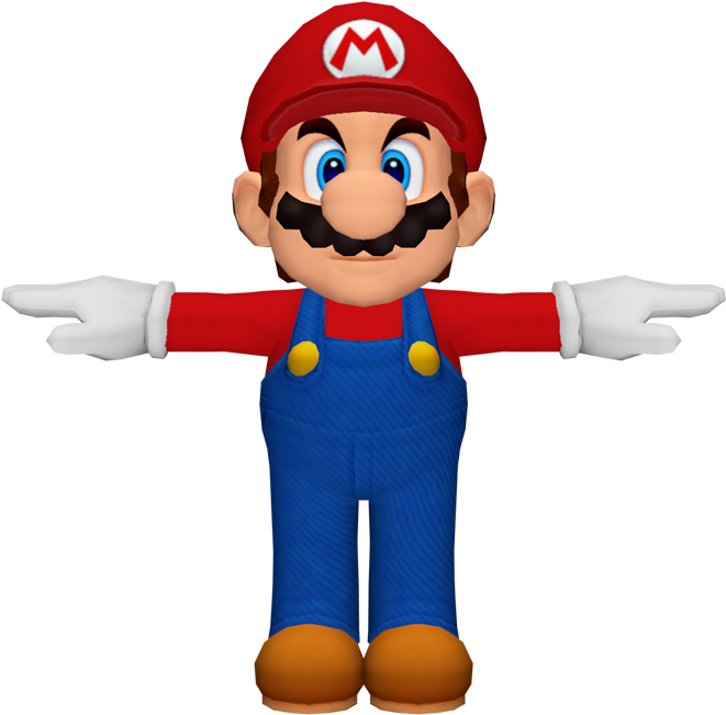 Download Zip Archive - Super Mario Low Poly (750x650)