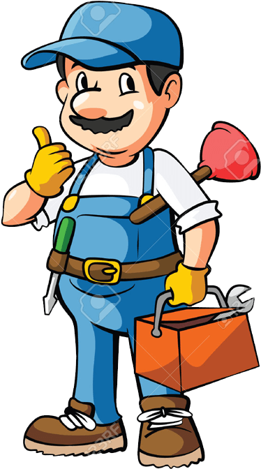 Plumber Plumbing Clip Art - Clip Art Of Plumber (450x681)