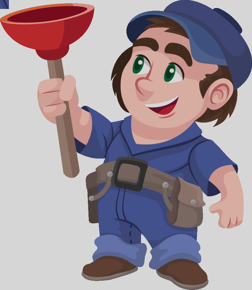 Free Plumber Clip Art Plumber Clipart - Plumber Clipart (849x975)