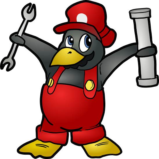 Tux-plumber - Tux-plumber (548x547)