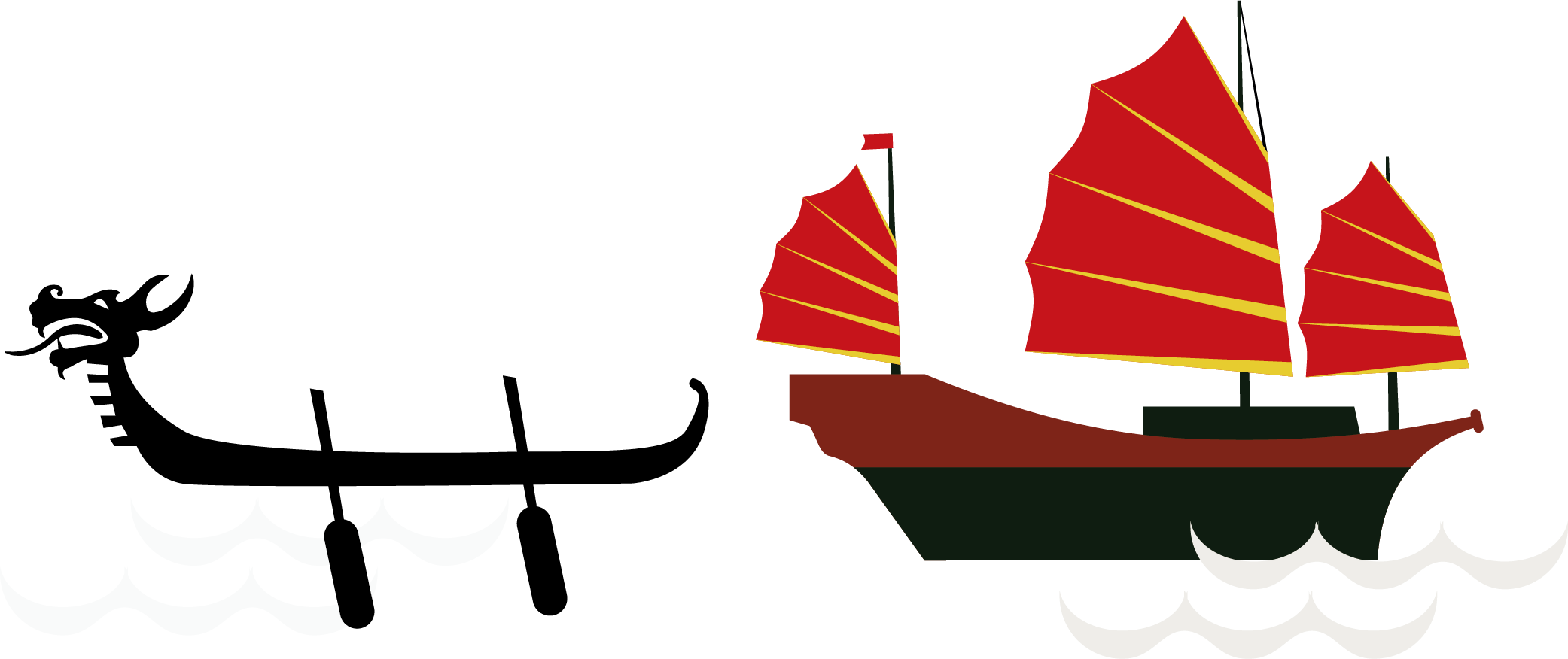 Dragon Boat Bateau-dragon - Dragon Boat Bateau-dragon (2083x876)