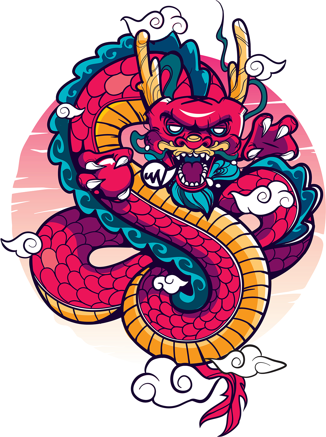 Insurgent Dragon On Behance - Illustration (1200x1872)