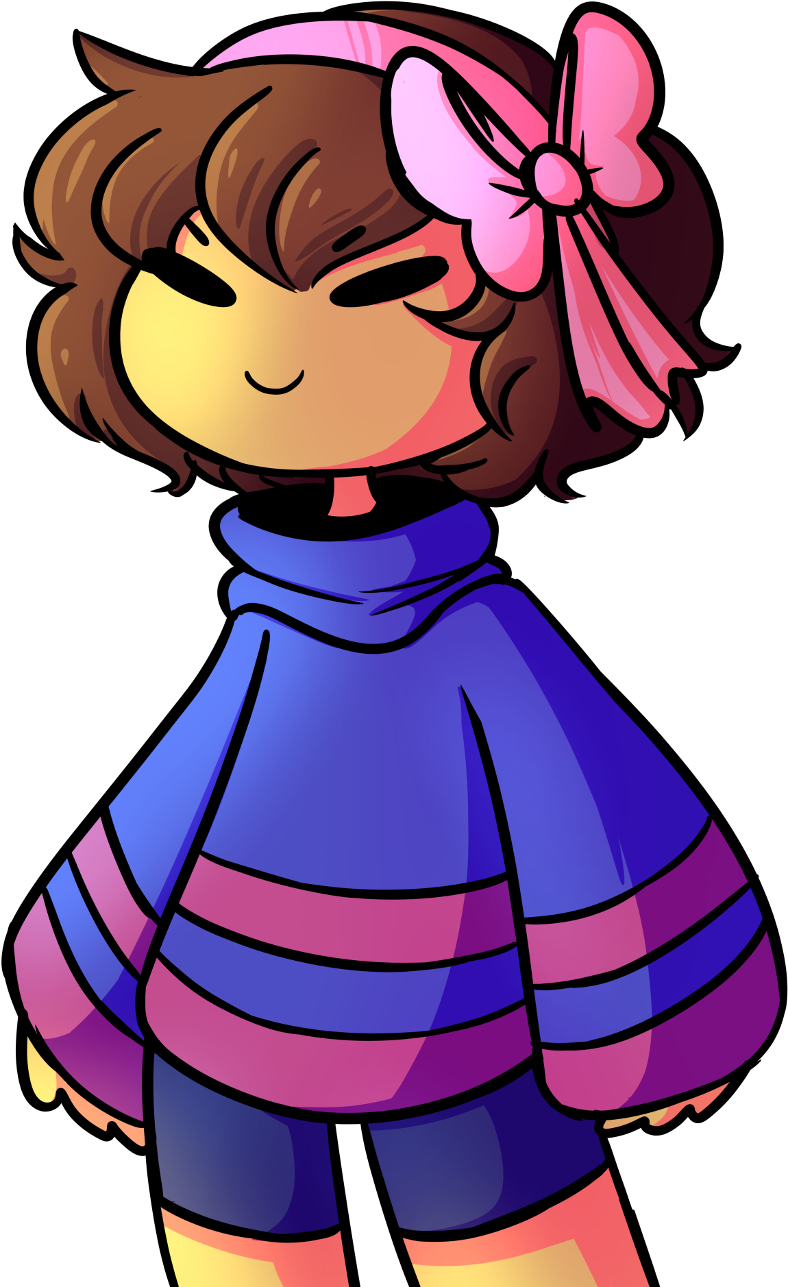 Undertale Hair Clothing Pink Purple Fictional Character - Hair (1223x1920)