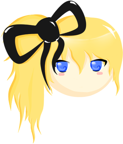 Katawa Shoujo Hair Face Yellow Nose Human Hair Color - Katawa Shoujo Hair Face Yellow Nose Human Hair Color (443x502)