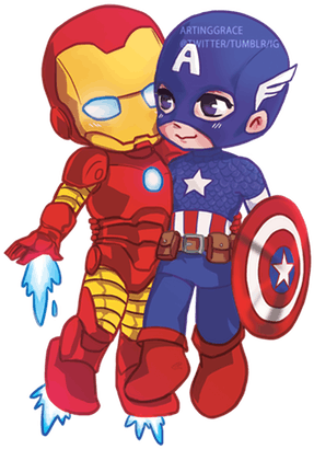 Cartoon Iron Man Clipart - Clip Art (300x422)