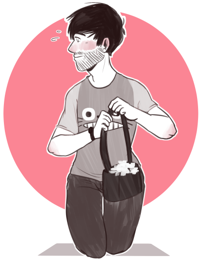 Smol Nerd - Illustration (500x667)