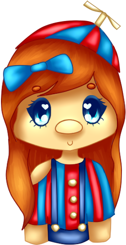 Brown Type Of Hair - Cartoon (500x500)