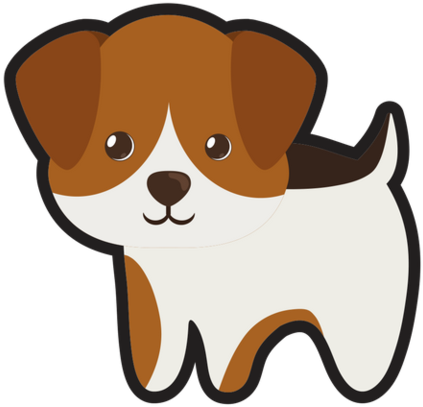 Hair Dye Comb - Собака Контур (480x480)