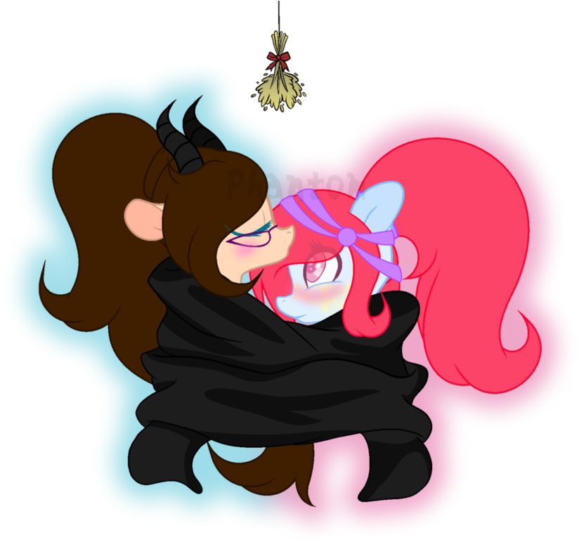 A New Love Kiss By Phantomalice98 - Cartoon (960x831)