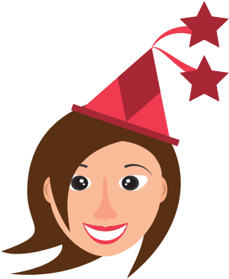 Woman Celebrating Cartoon - Illustration (550x550)