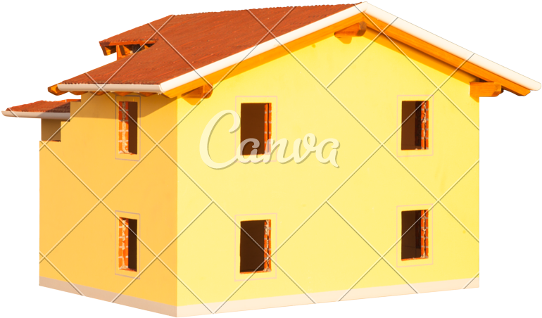 Model Of Detached House - House (800x547)