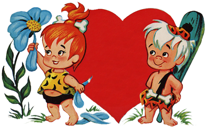 Ggoctopusandfriend 001 Love Me Love Me Not Ded - Old School Valentines Cards (732x475)
