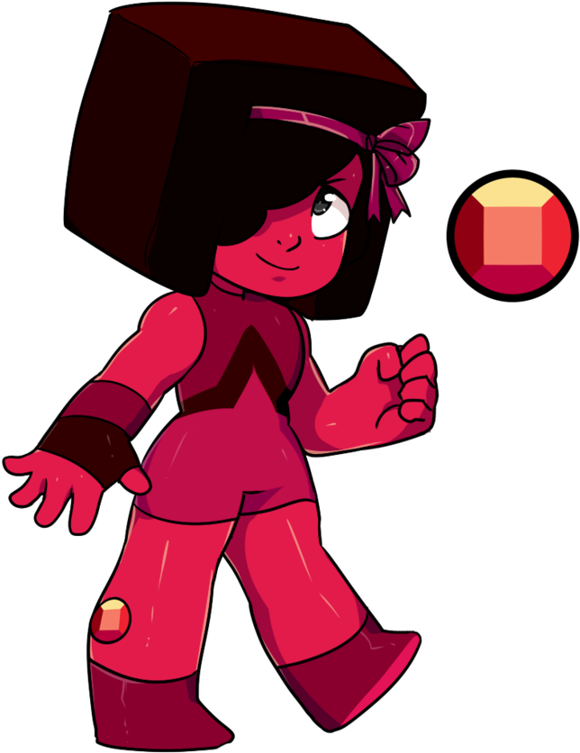 Ribbon Ruby By Lymerikk - Steven Universe Ruby Oc (800x953)
