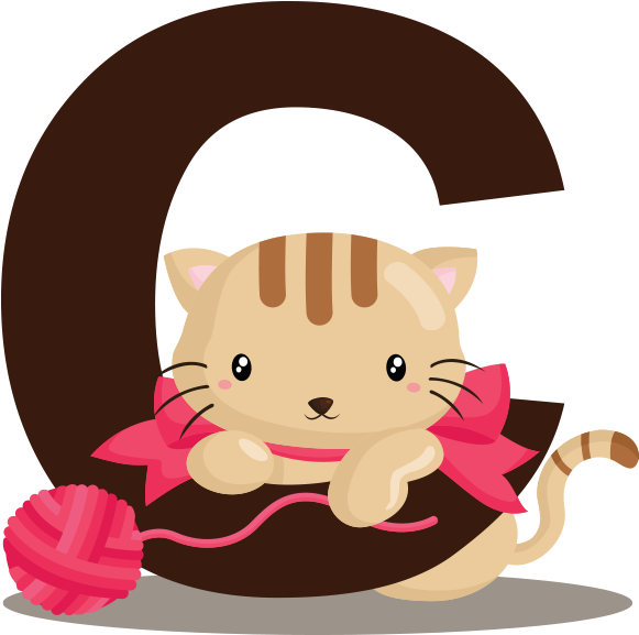 Cat Alphabet Illustration - Hermosa Collection Fun Educational Alphabet With Animals (827x827)