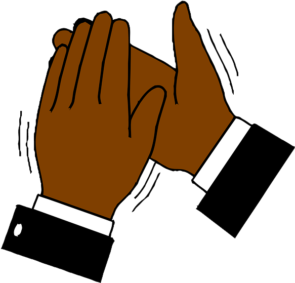 Download Png Image Report - Clapping Hands (611x640)