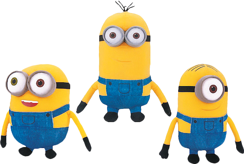 Minions - Despicable Me Plush Png (856x599)