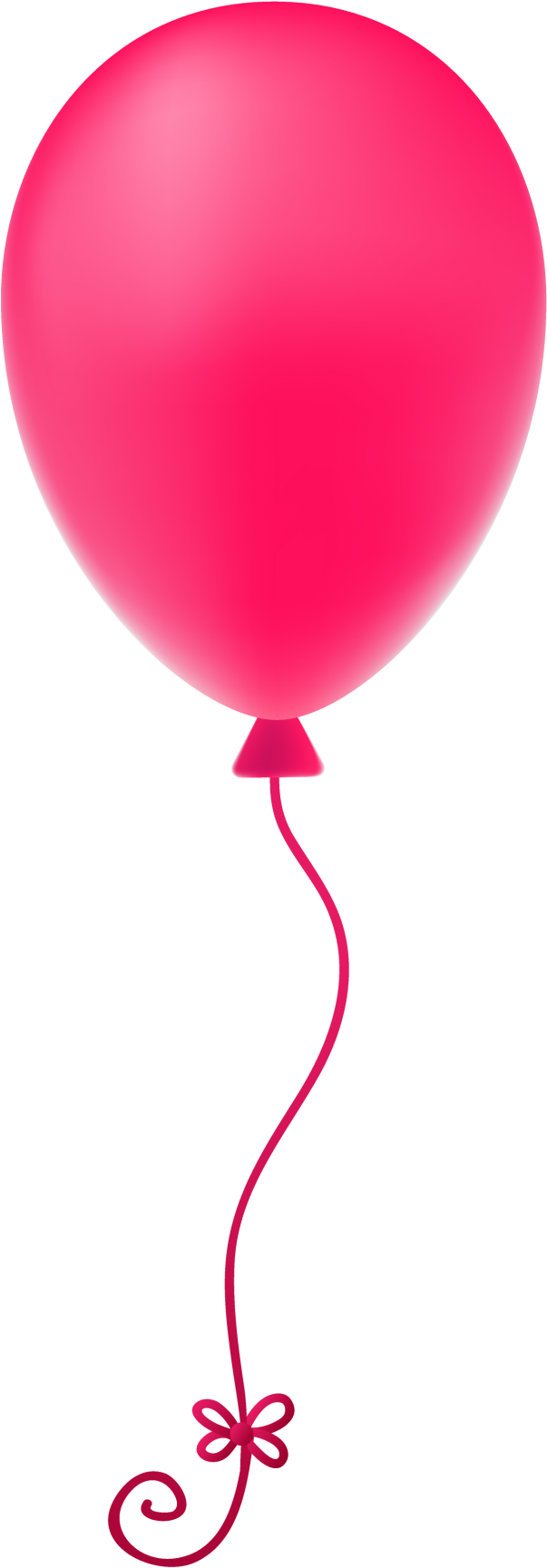 Balloon Free Png Transparent Background Images Free - Pink Balloon Transparent Background (1000x1847)