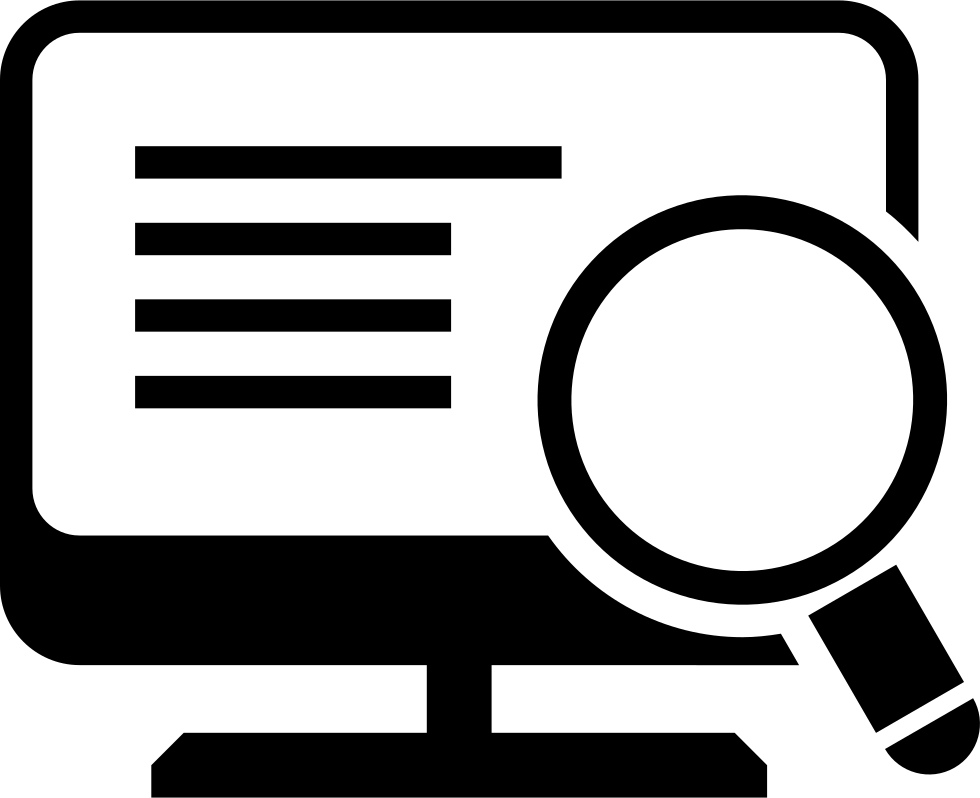 Magnifying Clipart Overview - Magnifying Glass Icon Png (980x798)