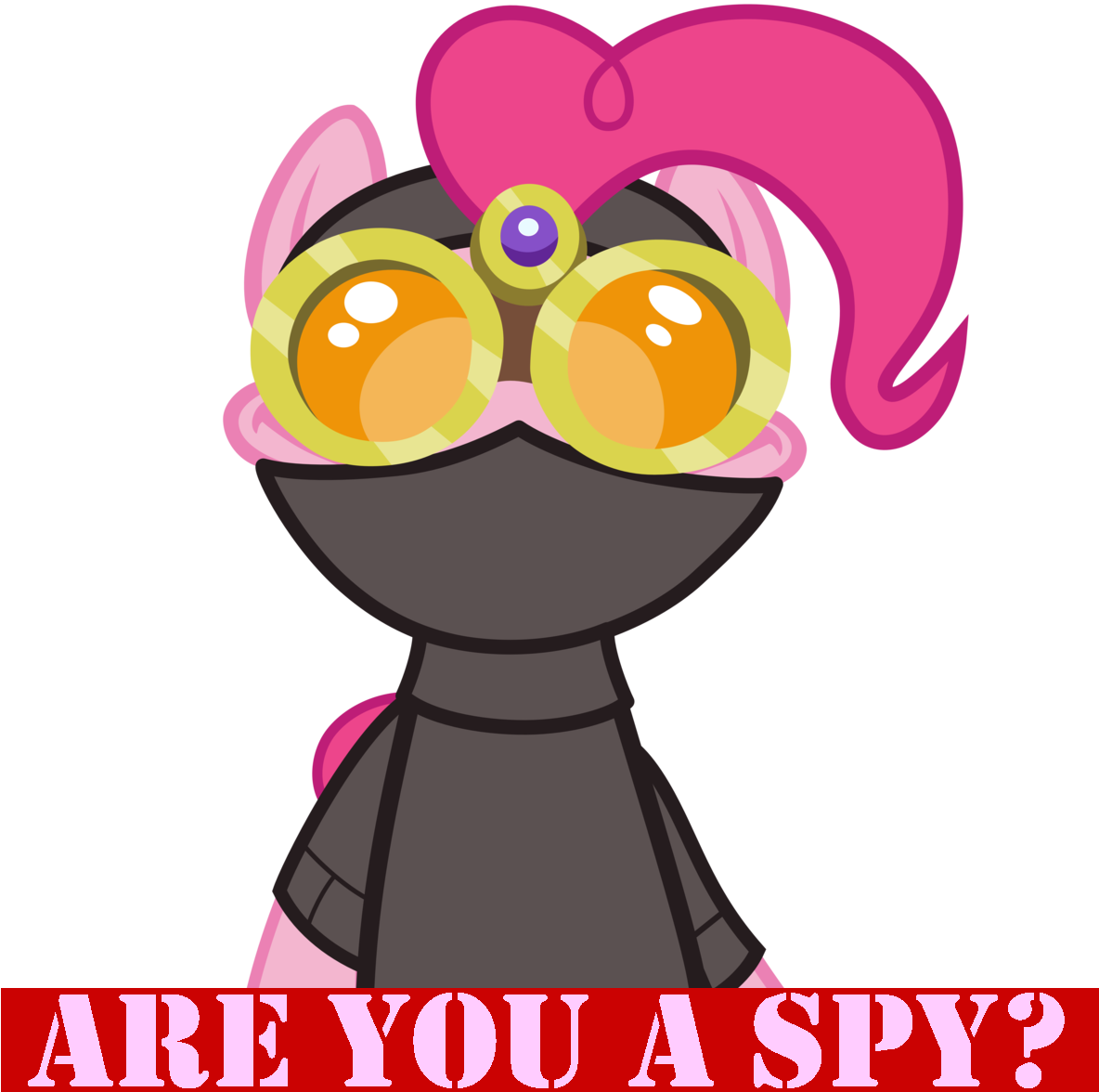 Are You A Spy Pinkie Pie Rainbow Dash Spike Fluttershy - Public Enemy (1184x1176)