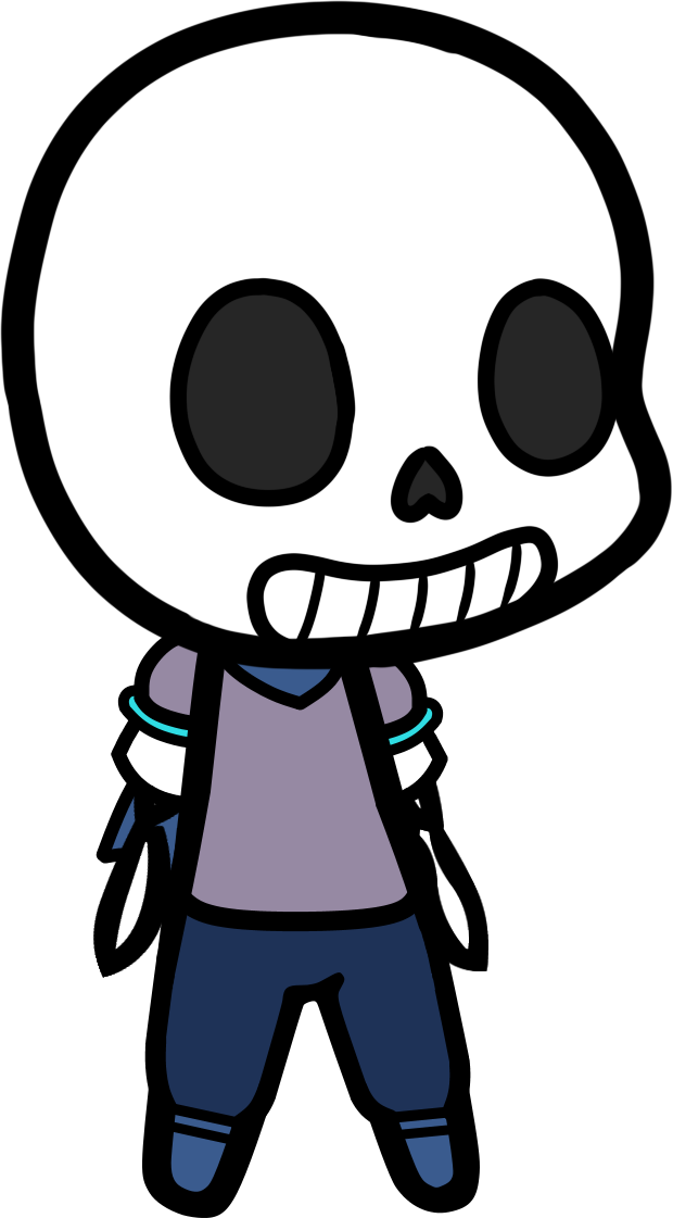 Underswap Sans Outfit By Rumiflan - Walfas Png Sans (620x1121)