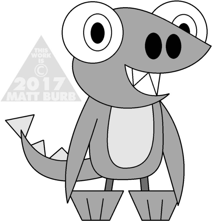 Bullshark By Theyoshistate - Cartoon (877x911)