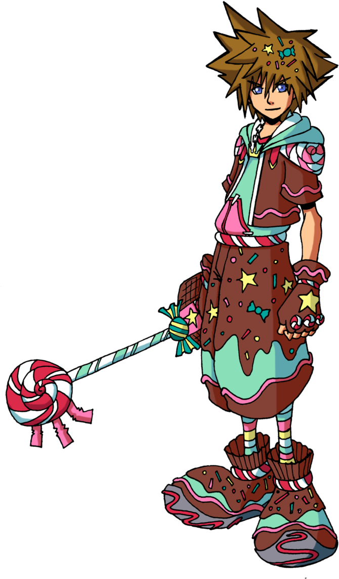 Sora's Sugar Rush Outfit By Lankysandwich - Kingdom Hearts Sora Outfits (689x1160)