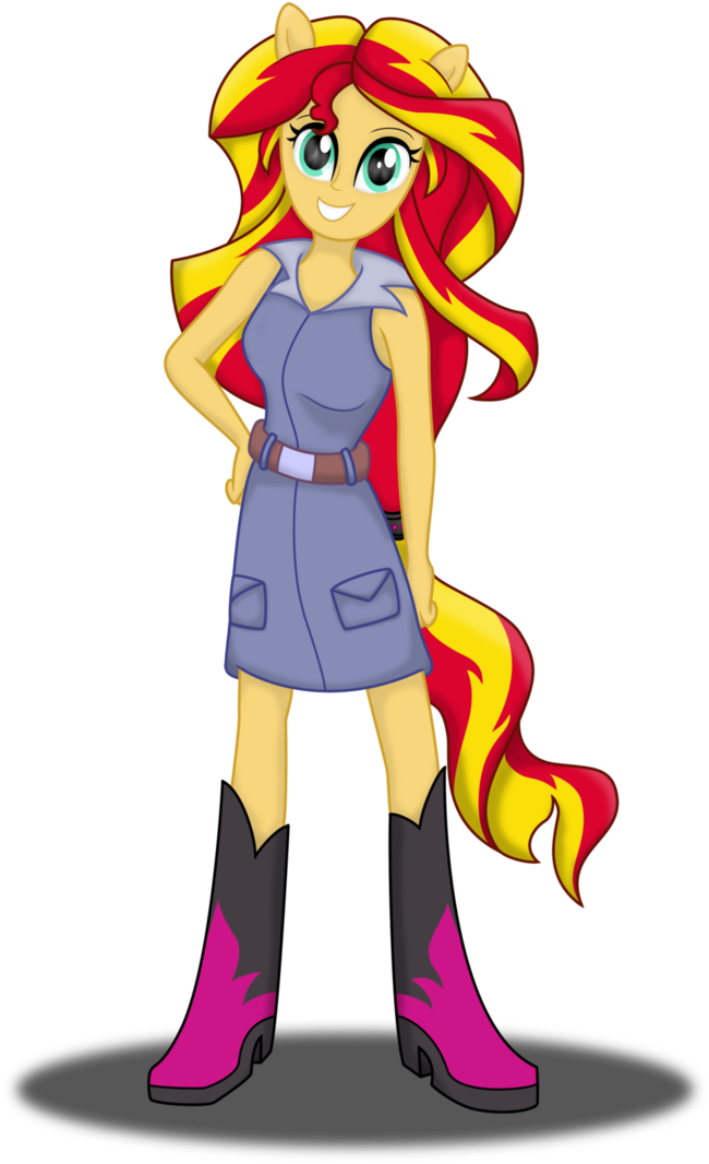 Sunset's New Outfit By Deannaphantom13 - Sunset (686x1164)