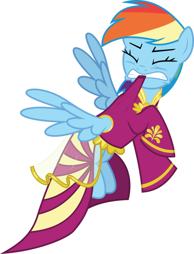 Absurd Res, Artist - Rainbow Dash Fancy Dress (782x1024)