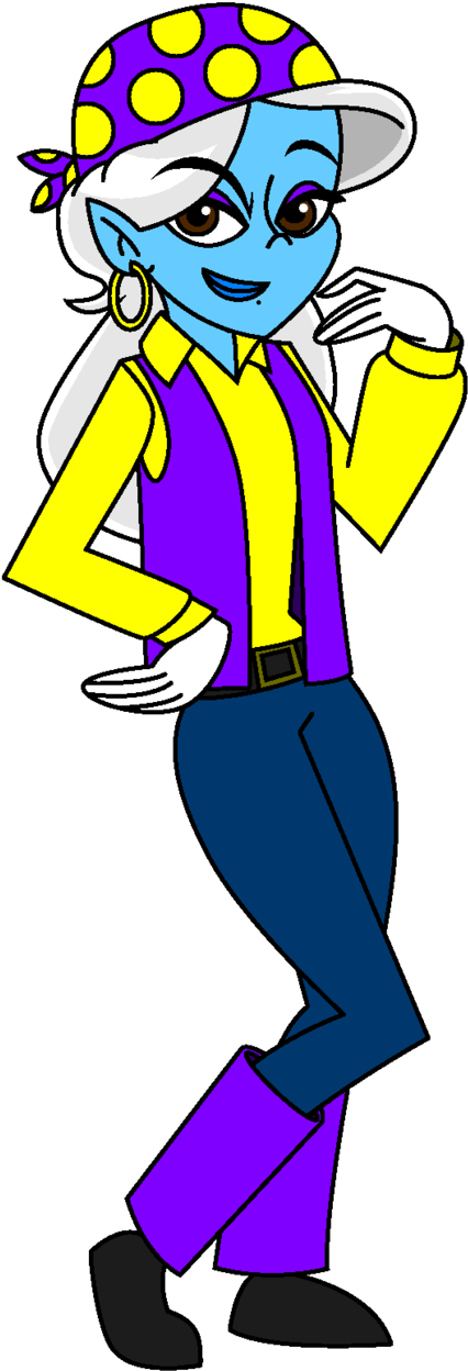 Kristina As Bluna In Space Pirate Outfit By Magic Kristina - Pirate (569x1403)